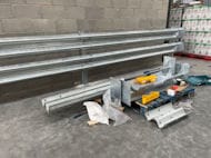Protective Steel Crash Barriers at Bolton Warehouse